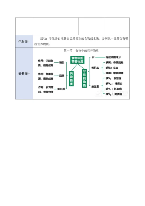 4.2.1食物中的营养物质