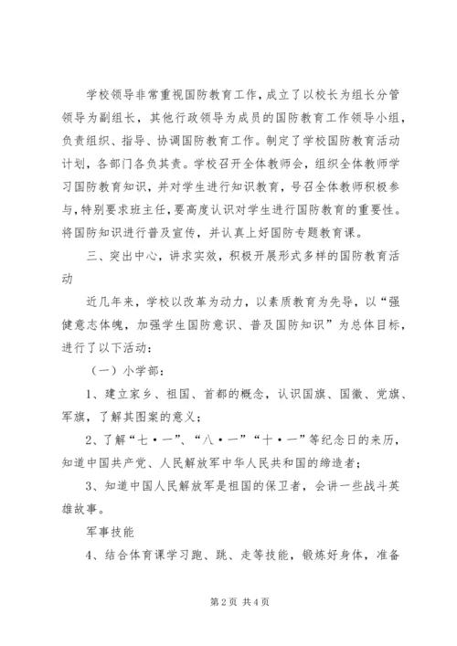 学校国防教育工作自查报告 (2).docx