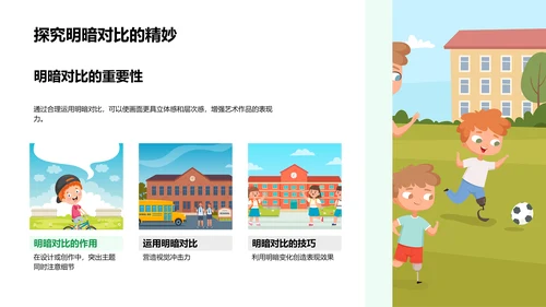 小学素描教学PPT模板