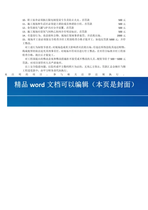 安全文明施工处罚措施.docx