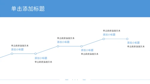 蓝色简约风企业年中述职汇报PPT模板