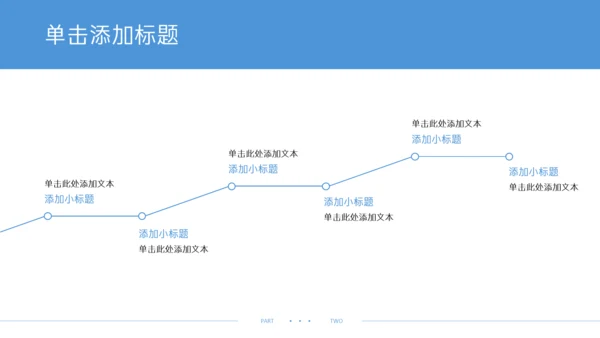 蓝色简约风企业年中述职汇报PPT模板