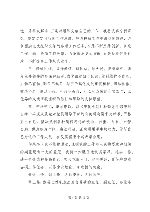 副县长履职表态发言_1.docx