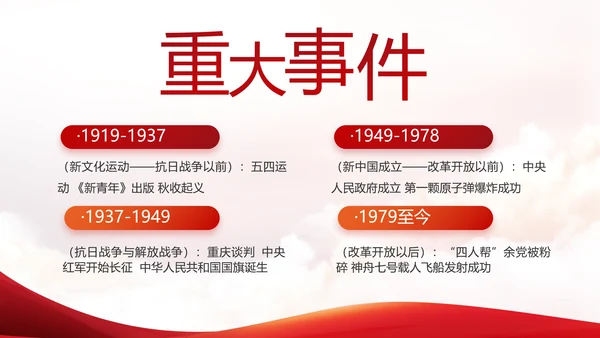 奋斗百年路启航新征程动态PPT模板