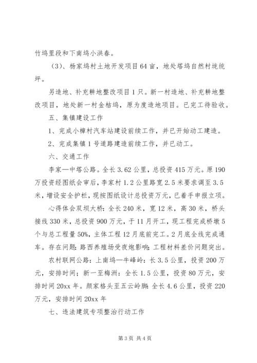 村镇建设办工作总结及主要工作计划 (2).docx