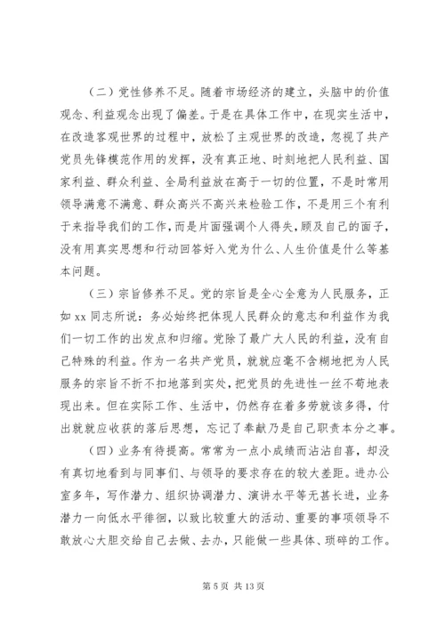 个人党性分析材料两篇.docx