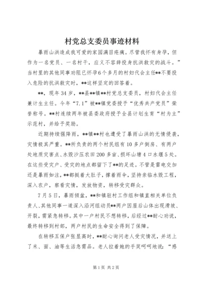 村党总支委员事迹材料.docx