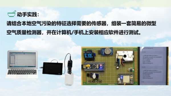 跨学科实践活动1  微型空气质量“检测站”的组装与使用课件(共17张PPT内嵌视频)