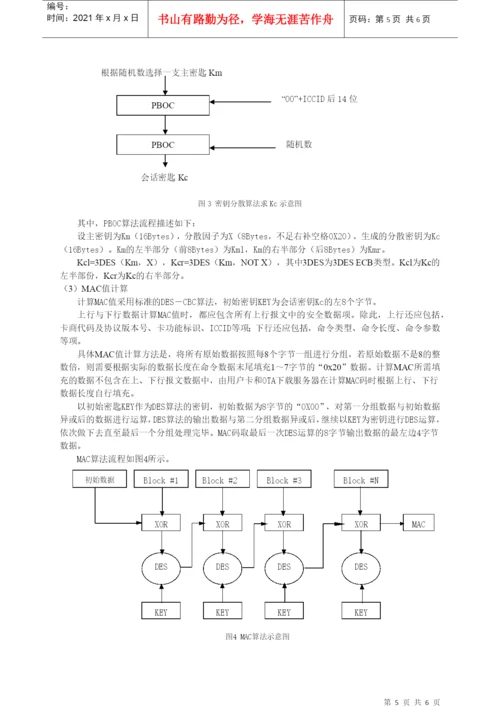 电子论文-基于短消息的OTA数据传输安全机制.docx