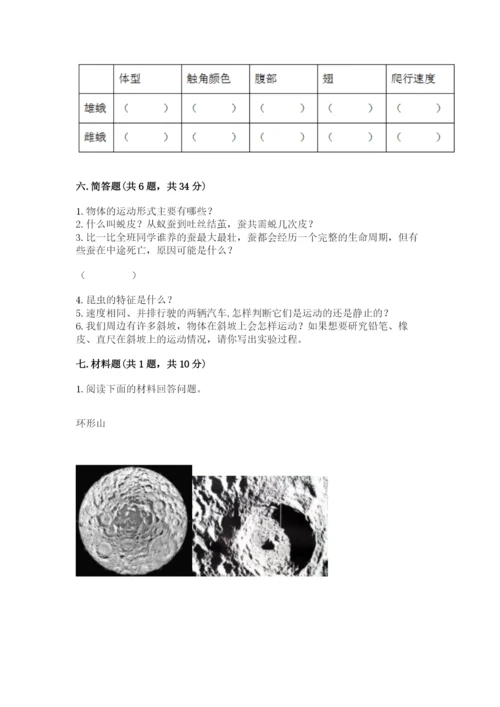 教科版科学三年级下册期末测试卷精品【名师系列】.docx