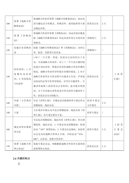 战略合作伙伴管理作业流程.docx