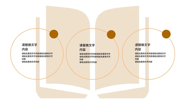 黄色简约风读书分享PPT模板