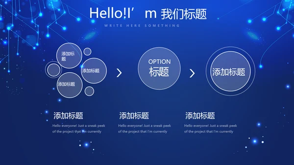 蓝色科技感新起航筑梦未来年终工作总结汇报PPT动态模板