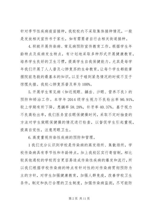 第一篇：开展健康服务管理自查报告.docx