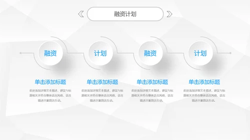 精品微立体商业项目宣传融资计划方案PPT模板