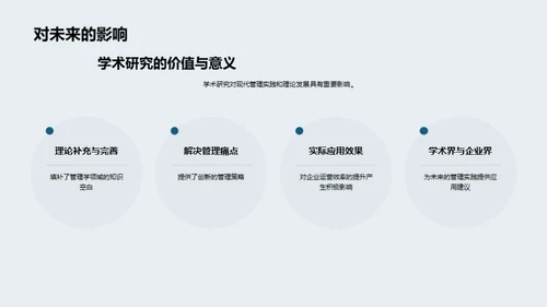 管理学研究探究