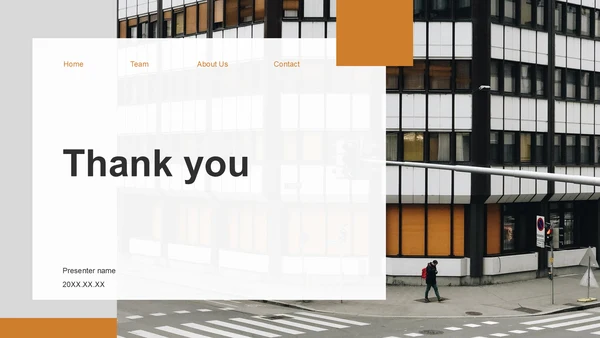 橙色商务风企业文化与团队介绍汇报PPT主题