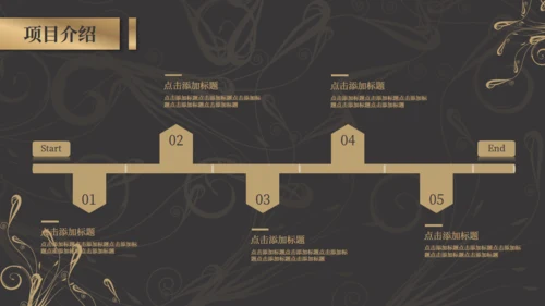 商务黑金奢华风融资商业计划书通用PPT模板
