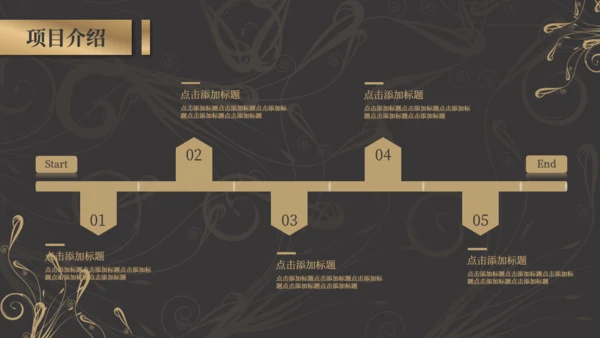 商务黑金奢华风融资商业计划书通用PPT模板