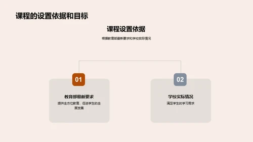 解析新学期课程