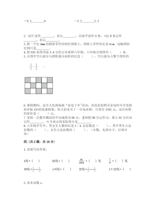 苏教版六年级数学小升初试卷含完整答案【夺冠】.docx