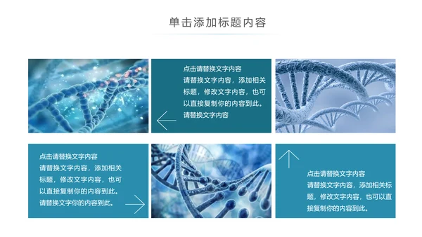 基因生物化学医疗医学DNA学术研究报告PPT模板
