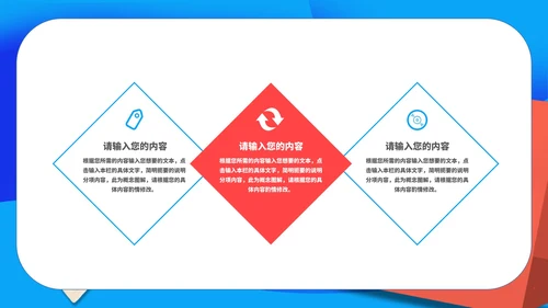 蓝色扁平风初一数学有理数教学课件PPT模板