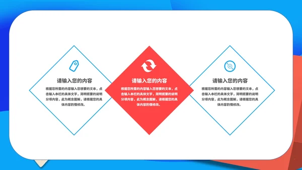 蓝色扁平风初一数学有理数教学课件PPT模板