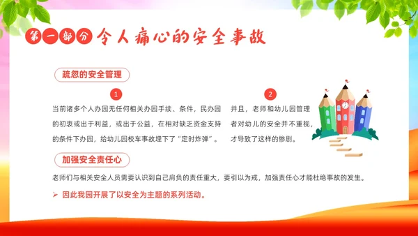 6月幼儿园安全生产月工作总结活动总结汇报PPT课件