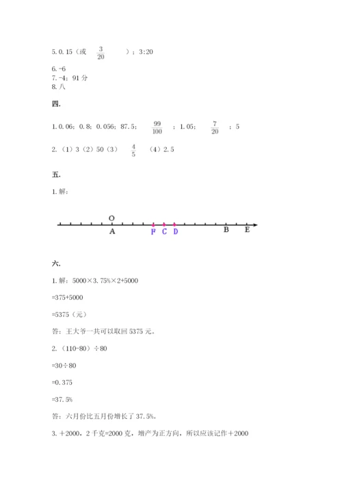 最新西师大版小升初数学模拟试卷含答案（模拟题）.docx
