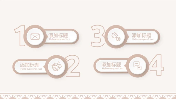 粉色淡雅蕾丝母婴护理用品宣传年年终总结动态PPT