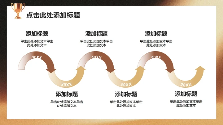 黑金色商务风职场工作总结年度报告PPT模板