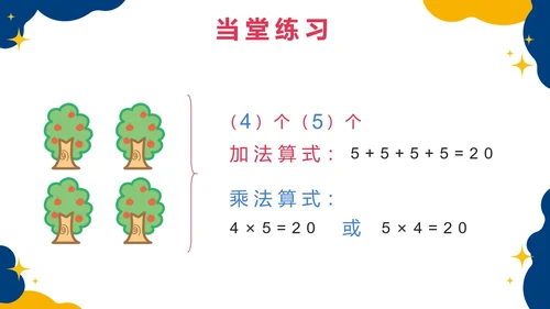 人教版数学二年级上册第四单元表内乘法一PPT模板