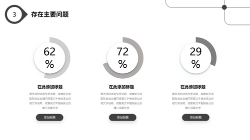 极简黑白点线年终工作总结述职报告工作汇报PPT