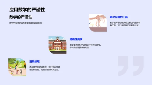 数学日常运用PPT模板