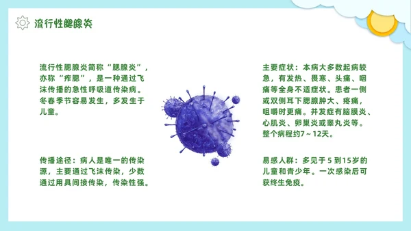 春季传染病预防剪纸PPT