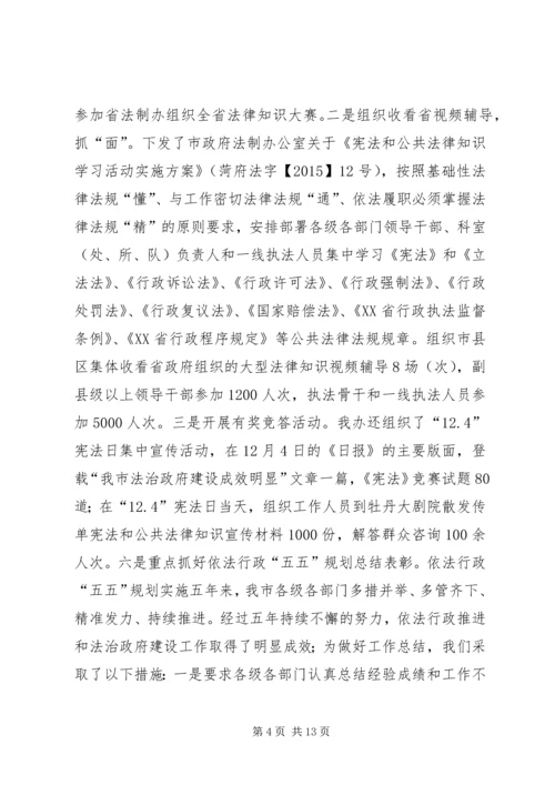 法制办年度工作总结和工作计划.docx