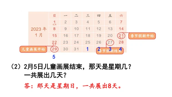 2024（大单元教学）人教版数学三年级下册6.1  认识年、月、日课件（共21张PPT)