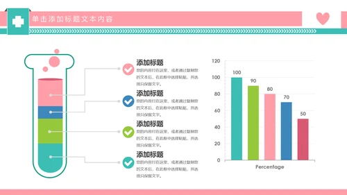 爱心呵护医疗护理医药医院护士述职报告PPT