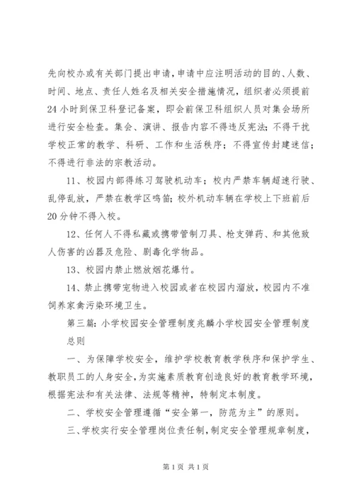 学校园公共场所安全管理制度.docx