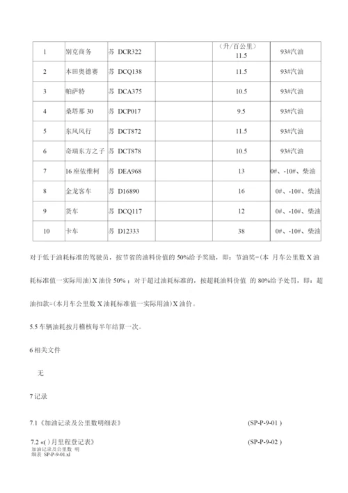 SP-P-9车辆油耗管理规定.docx