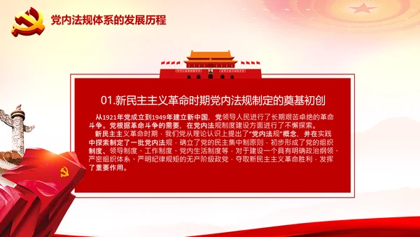 中国之治学习中国共产党党内法规体系PPT模板