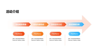 多色渐变4项活动介绍