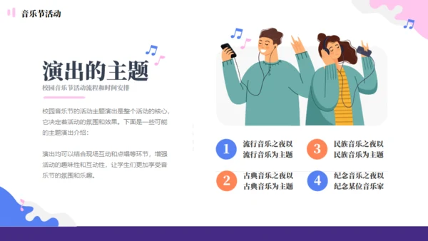 校园音乐节活动策划方案通用PPT模板