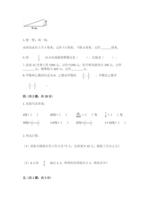 小学数学六年级下册竞赛试题（培优b卷）.docx