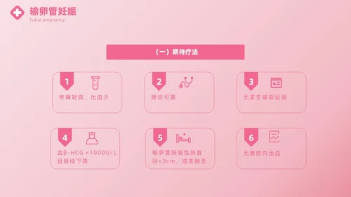 粉色实拍风异位妊娠的诊治医疗健康母婴孕妇培训PPT