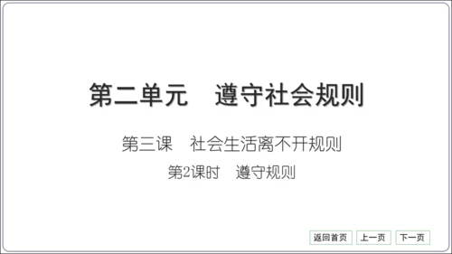 第二单元《遵守社会规则》核心考点基础过关与能力提升【统编八上道法期中期末复习】课件(共101张PPT