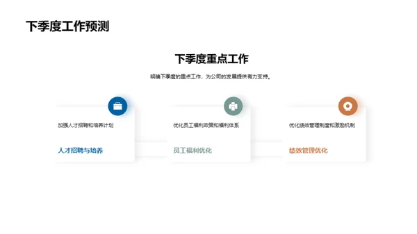 人资部门季度盘点