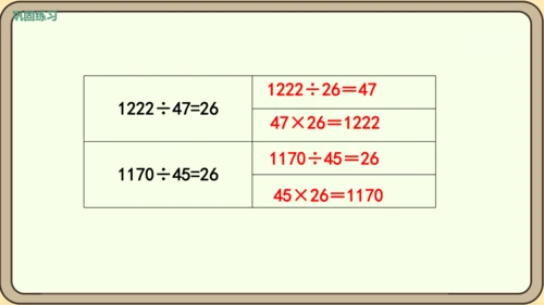 新人教版数学四年级下册1.3    乘除法的意义和各部分之间的关系课件