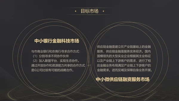 黑金质感项目战略商业计划书通用PPT模板
